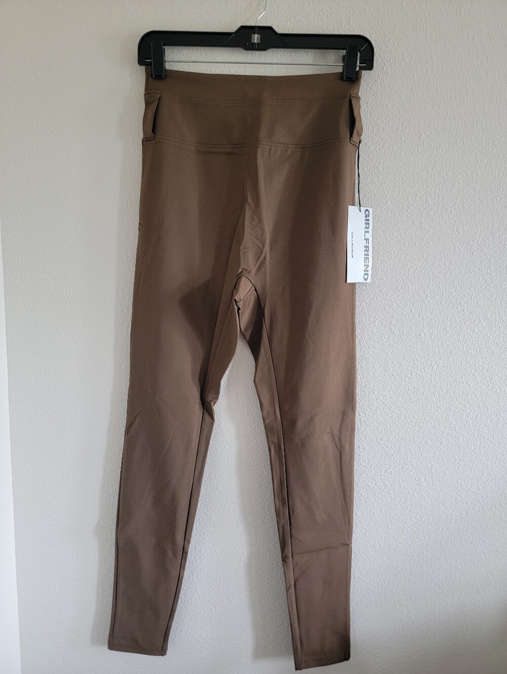 NWT Girlfriend Collective Brown Compressive Belt Loop Leggings Size Medium